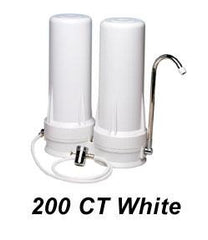 200CT White - Double Housing Counter Top Water Purifier